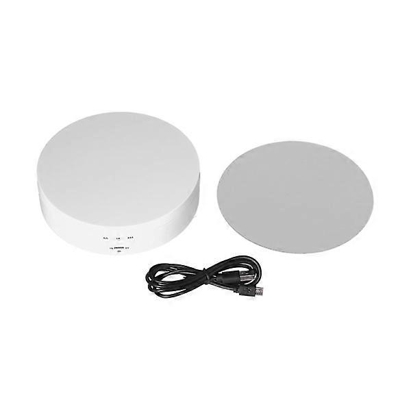 Motorized Rotating Display Stand 138mm Electric Rotating Turntable 3 Speeds Adjustable USB Powered Jewelry Display