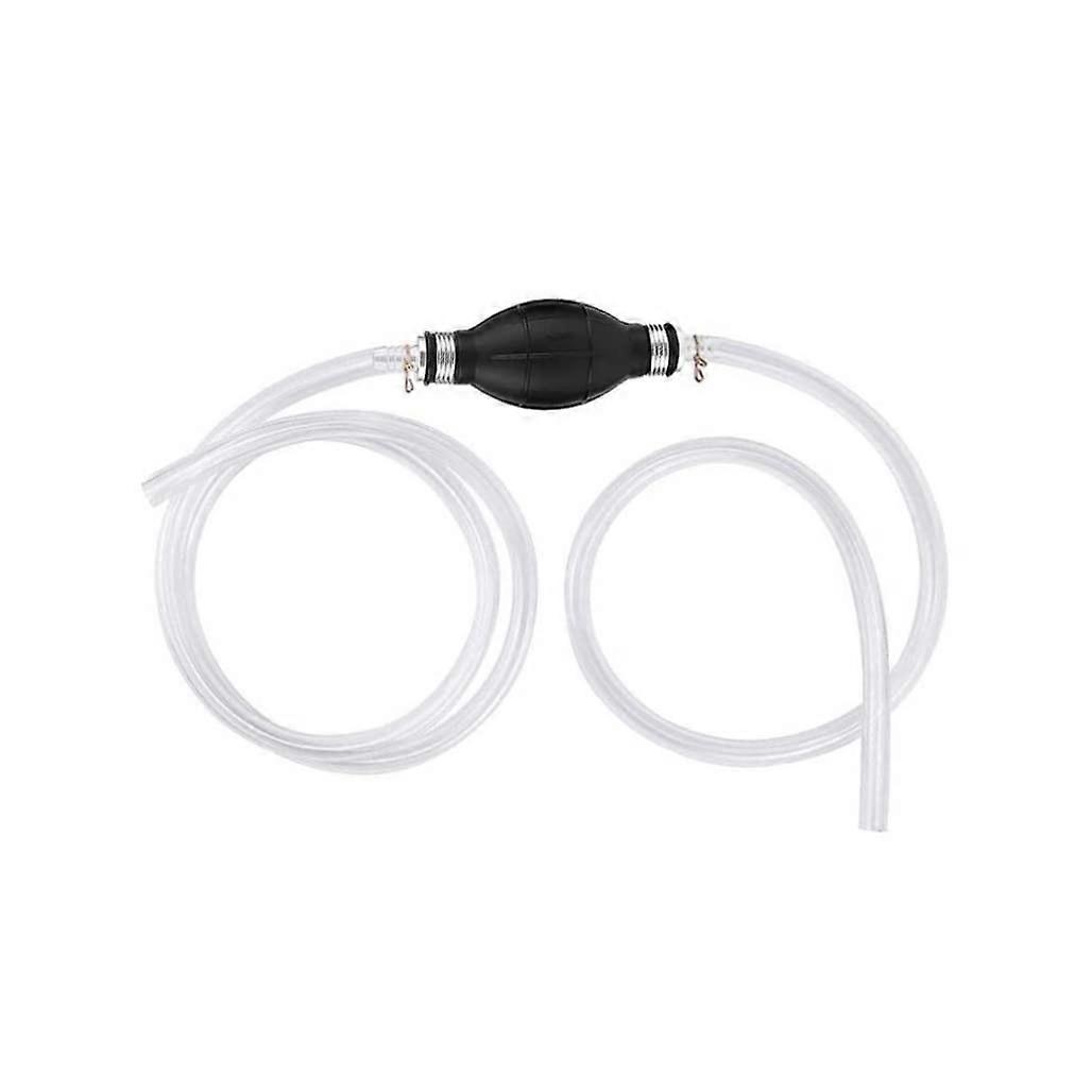 Clear Fuel Line Assembly Hose 3/8in (10mm) x 6ft With Primer Bulb For Easy Inspection In Marine And RV Fuel Systems