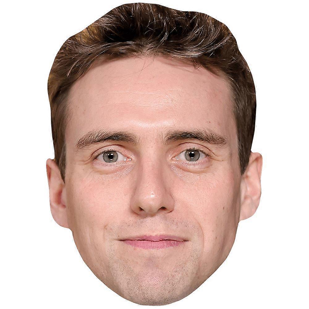 Jamie Muscato (Stubble) Celebrity Mask, Flat Card Face