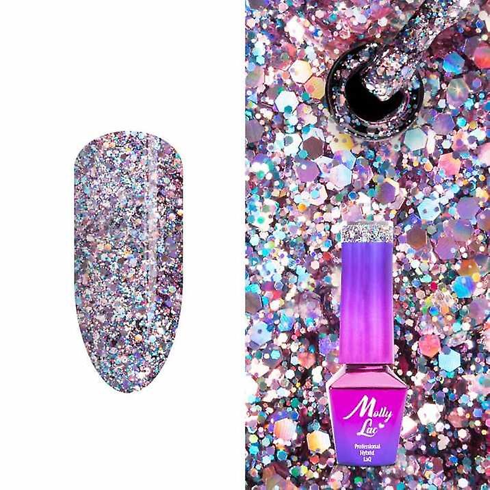 Mollylac - Geeli lakka - Murskatut timantit - No533 - 5g UV-geeliä/ LED