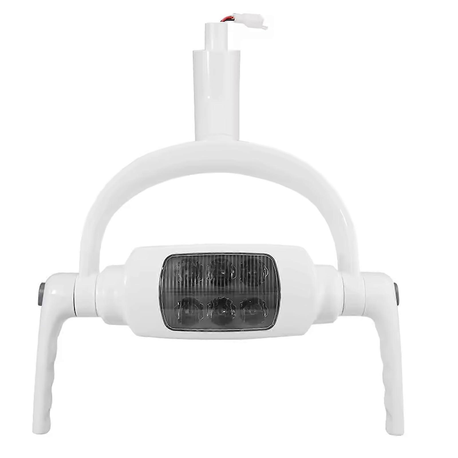 Dental Shadowless Lamp: Surgical Sensor Light With 6 LED Lights, Movable Handle, Manual Or Sensor Control, 22mm, Clinic