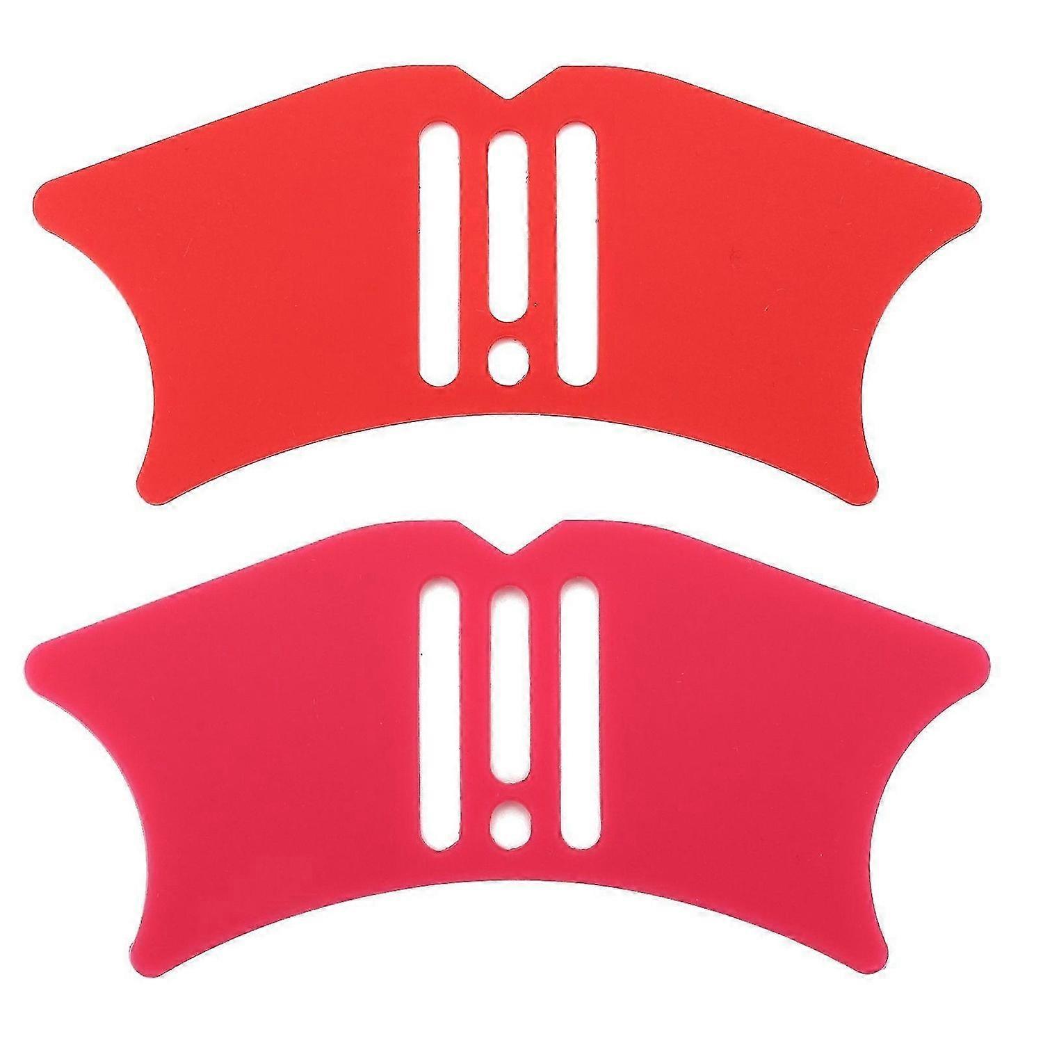 2025 Latest Model 2pcs 4 in 1 Nose Contour Stencil Shadow Tool Reusable Silico...