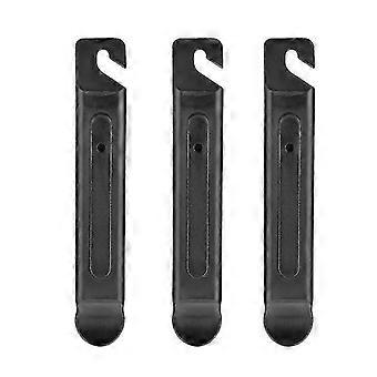 4pcs Bicycle Tire Lever Tyre Spoon Changing Tool Bike Nylon Tyre Bar Rod, Black