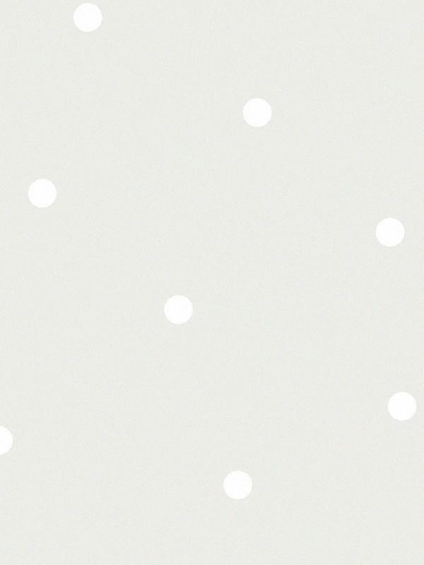 Grey White Polka Dot Wallpaper 12600