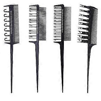 Hair Dye Brush Dye Comb Black Streak Comb Hair Dye Brush Comb Streak Comb Brush For Coloring Hair (ShiKai)