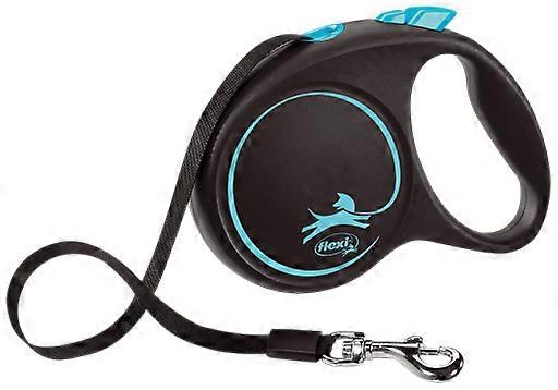 Flexi Black Design Leash Black Design Leash Blue/Blue