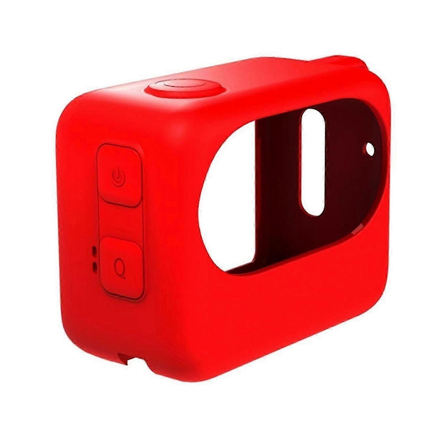 for GO3/3S Camera Silicone Case Multifunctional Sports Camera Protective Accessories Red