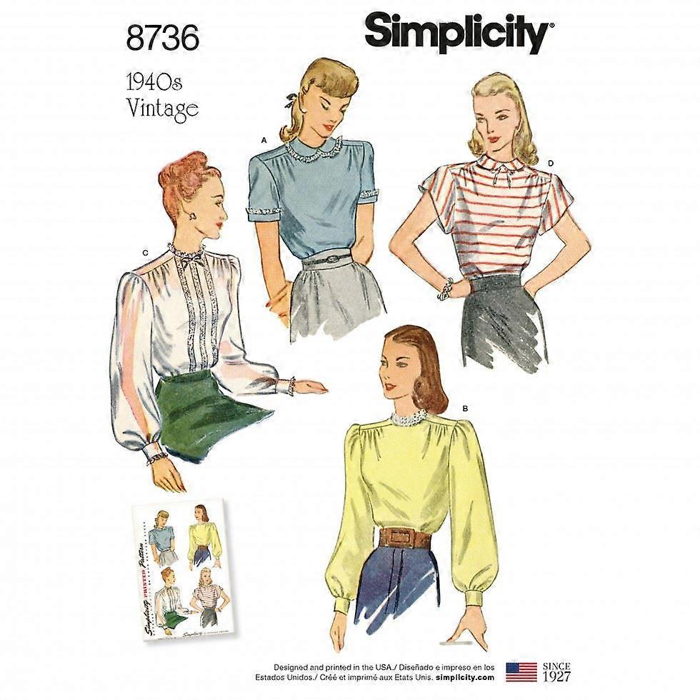 Simplicity Paper Sewing Pattern 8736