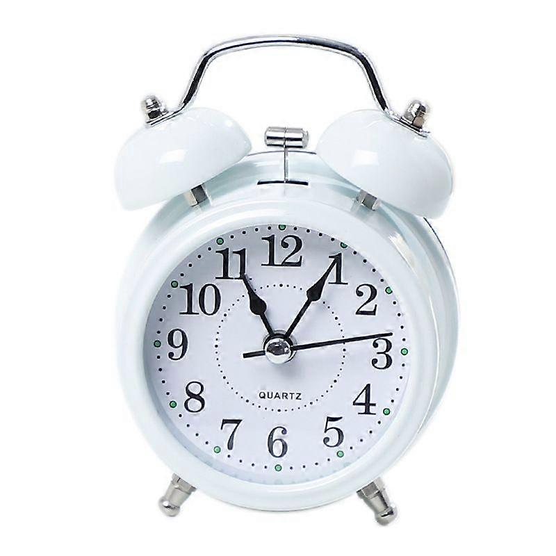 Alarm Clock Digital Clock Digital Alarm Clock Metal Bell Student with Small Alarm Clock (W