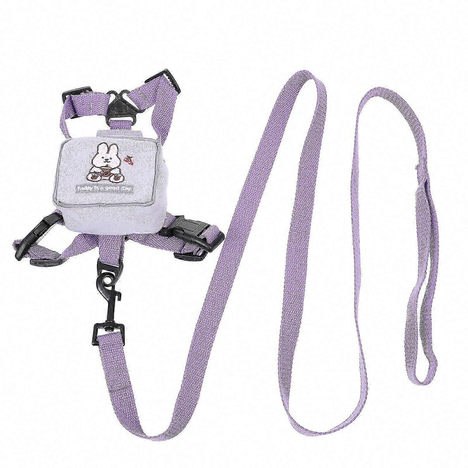Pet Backpack Leash, Cat Harness and Leash for Outdoor Use, Decorative Pet Harness