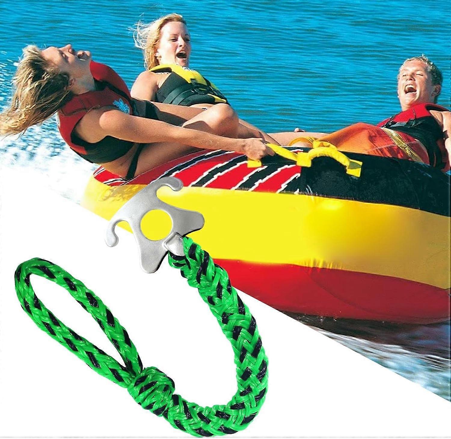 Tow Rope for Tubing HeavyDuty Floating Tow Rope With Stainless Steel Fastener for Sailing, Fishing, Wakeboarding