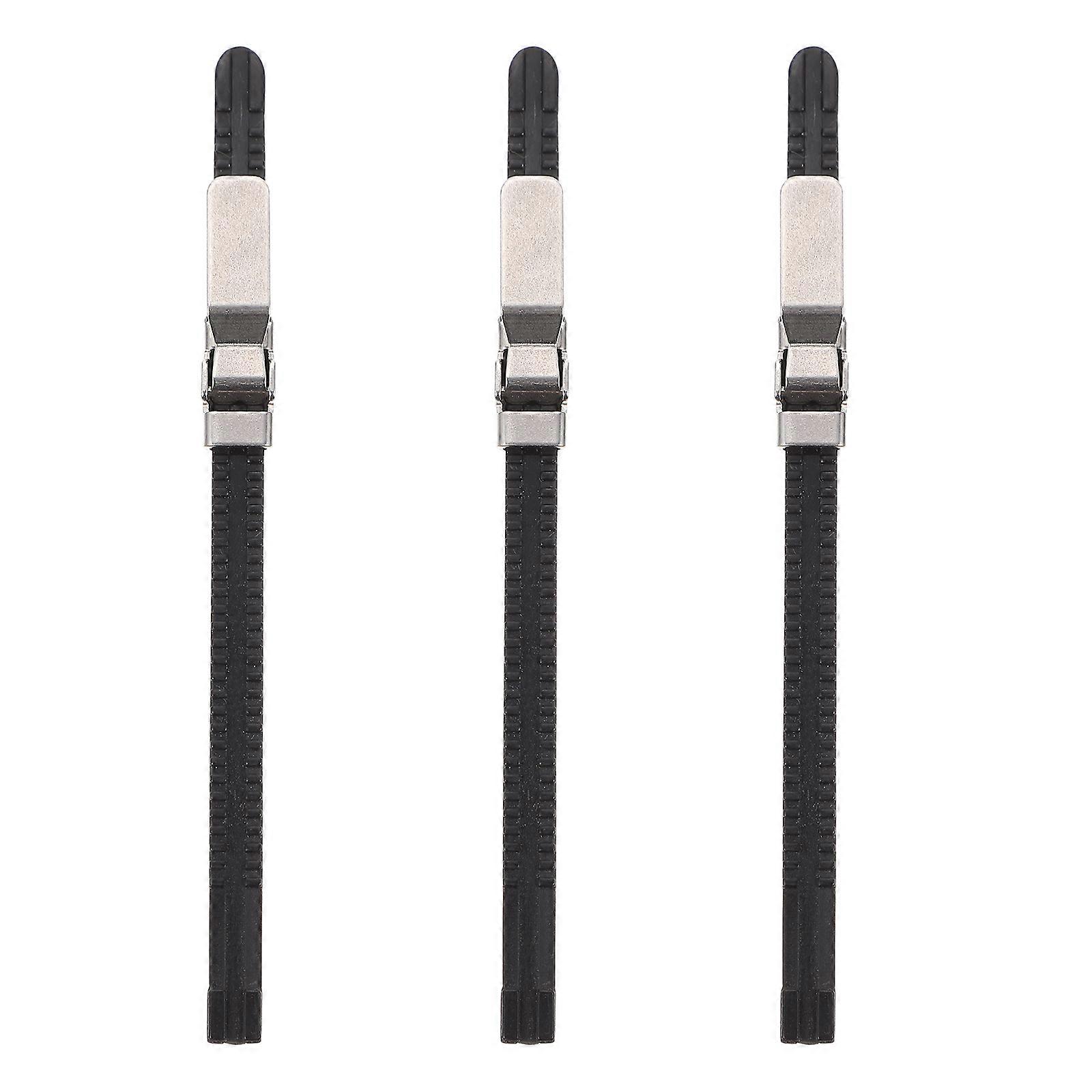 Adjustable Pants Waist Extender Buttons Black 3Pcs for Easy Use