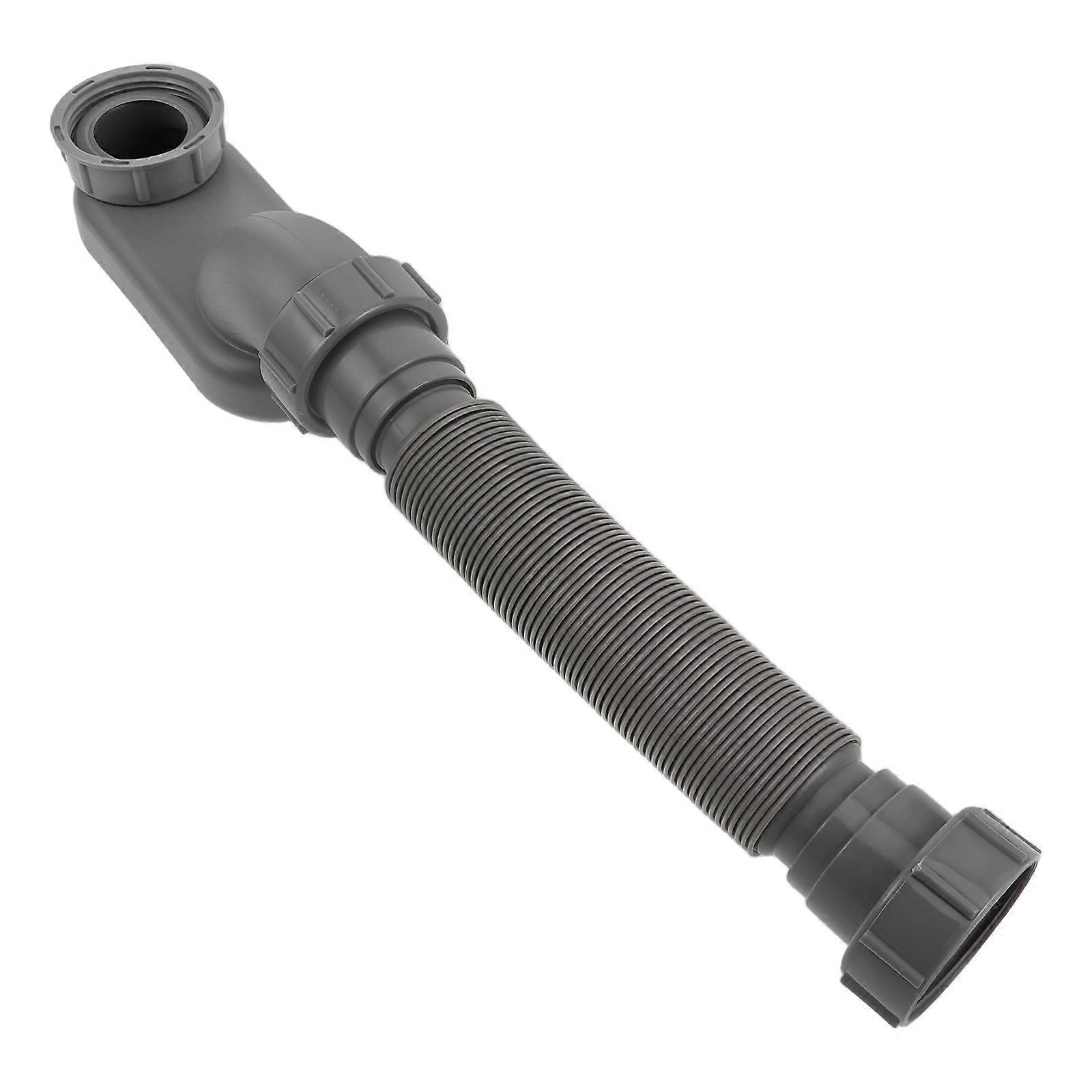 Flexible Plastic Drain Hose for Bathtub Washing Machine 3Pcs with Accessories