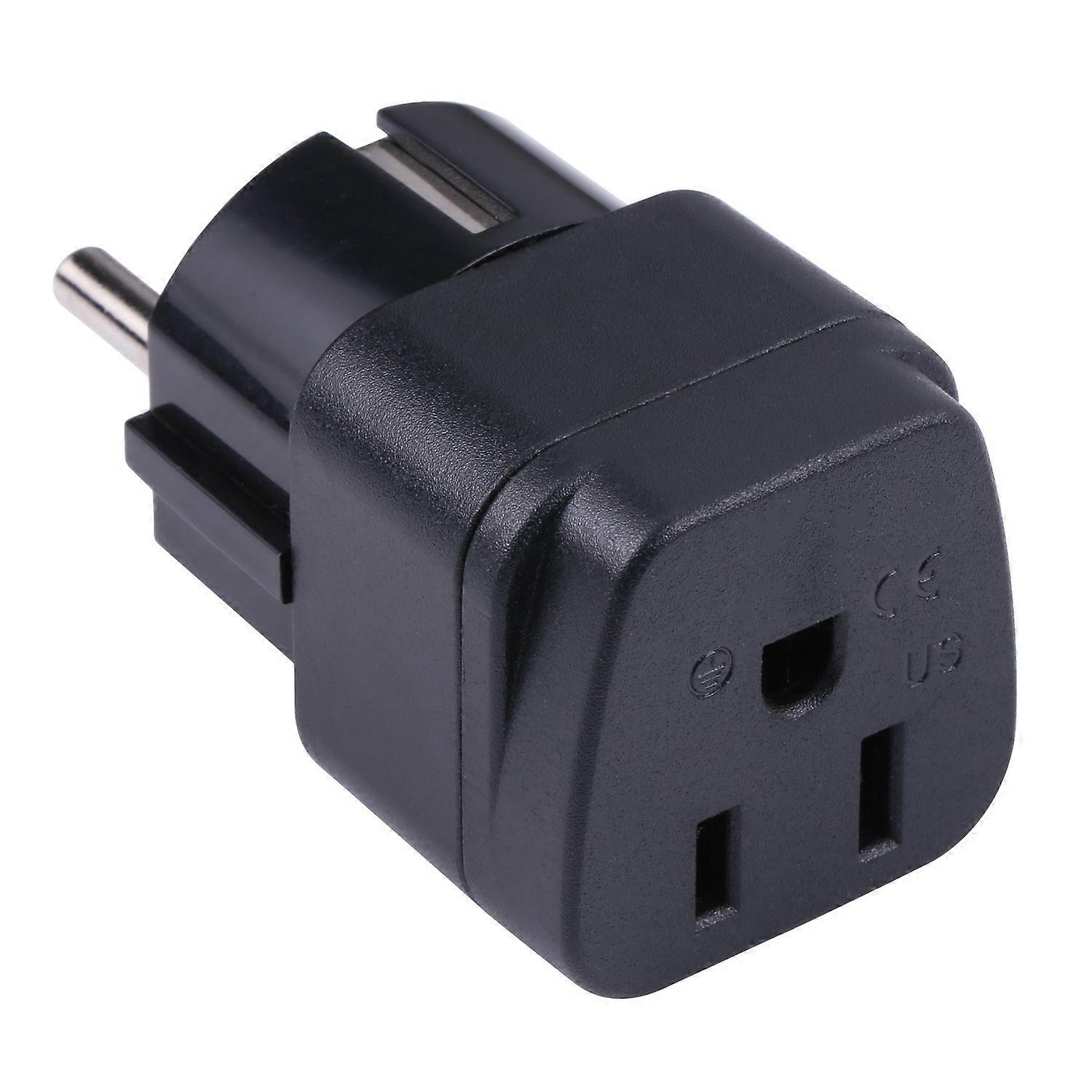 Three-hole US to EU Plug Socket Adapter