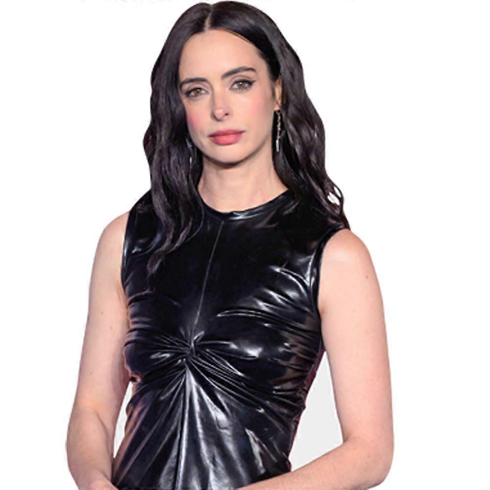 Krysten Ritter (Lederkleid) Halbkörper Buddy Ausschnitt