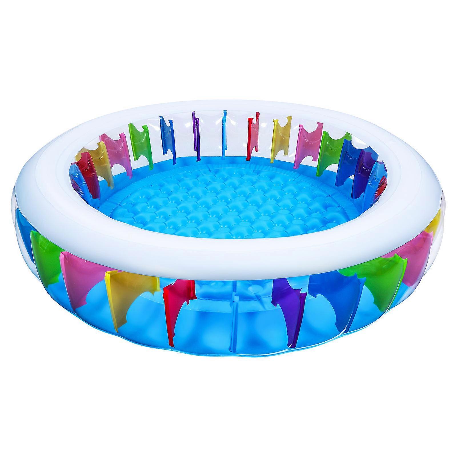 Inflatable Pool Transparent Sprinkler Pool Used for Playing Water