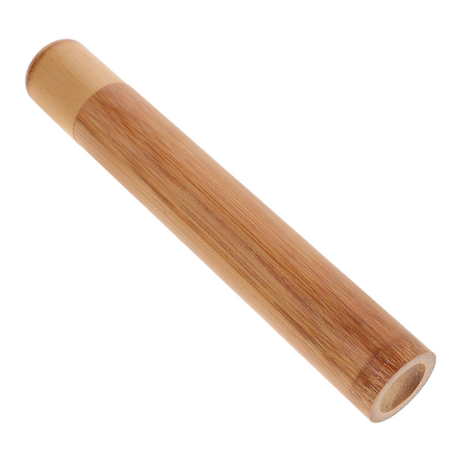 Portable Humidor Box for Bamboo Cigar Tube with 2Pcs Travel Case