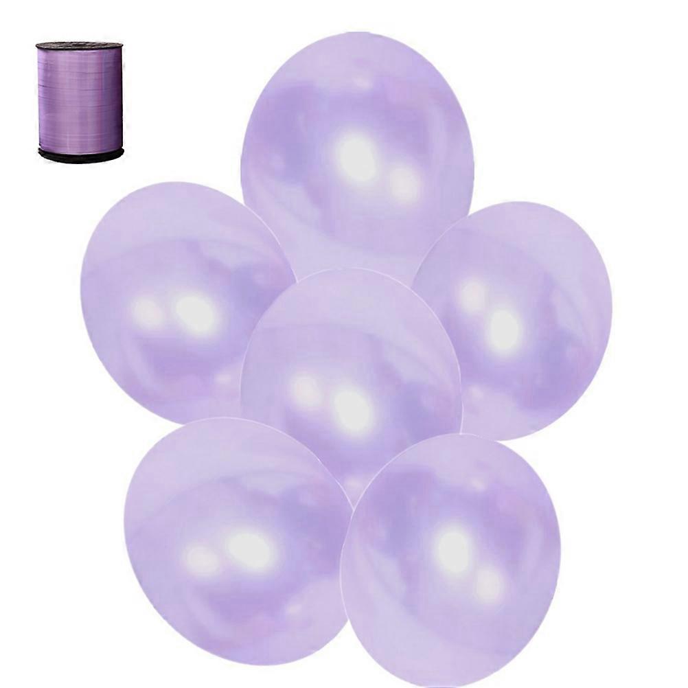 100 Pcs Latex Balloon Decorative 12 Inch Lavender Balloons Perfect For Wedding Birthday Party And Bridal Shower