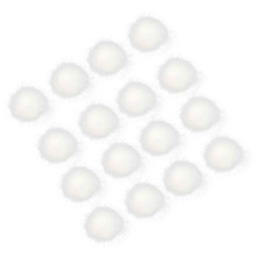 Combination Plush Ball Clothes Plush Ball for Decor 16Pcs Set