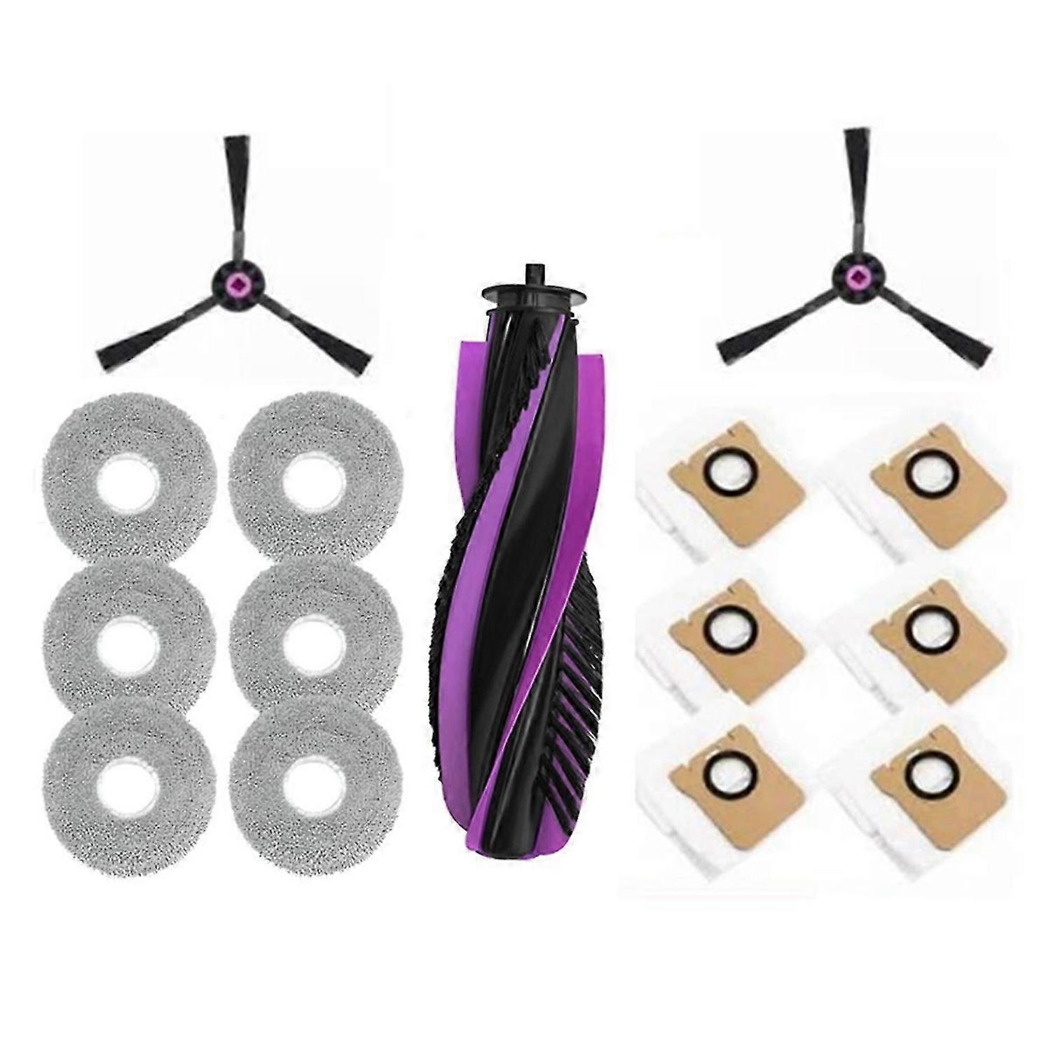 15PCS Replacement Accessories Kit for P20 Pro Robot Vacuum Attachment Washable Main Side Brush Mop C