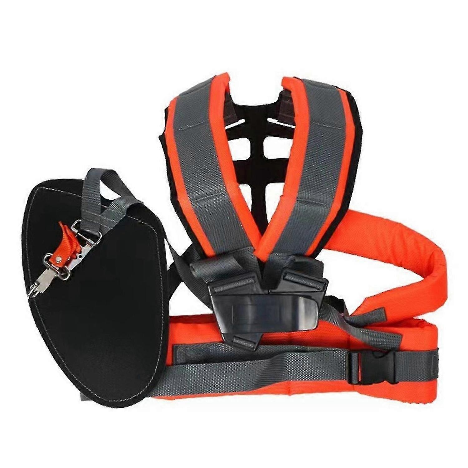 Trimmer Shoulder Strap Padded Universal Adjustable Weed Eater Harness Double Shoulder Harness for We