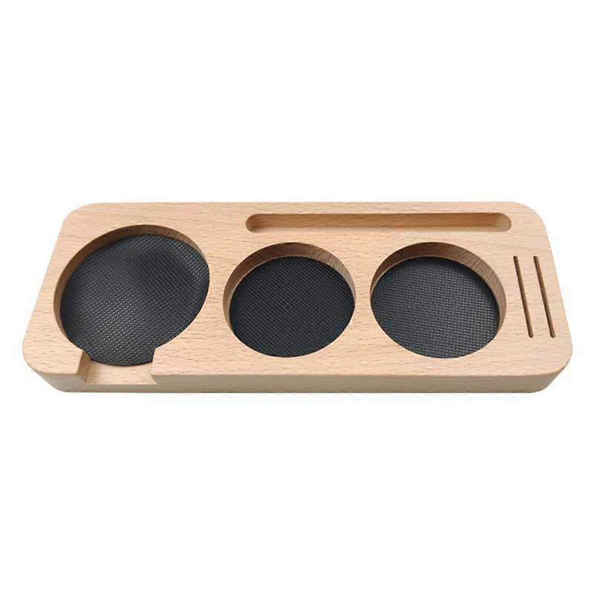 Coffee Tamper Station Stand Coffee Portafilter Holder Presser Stand,C