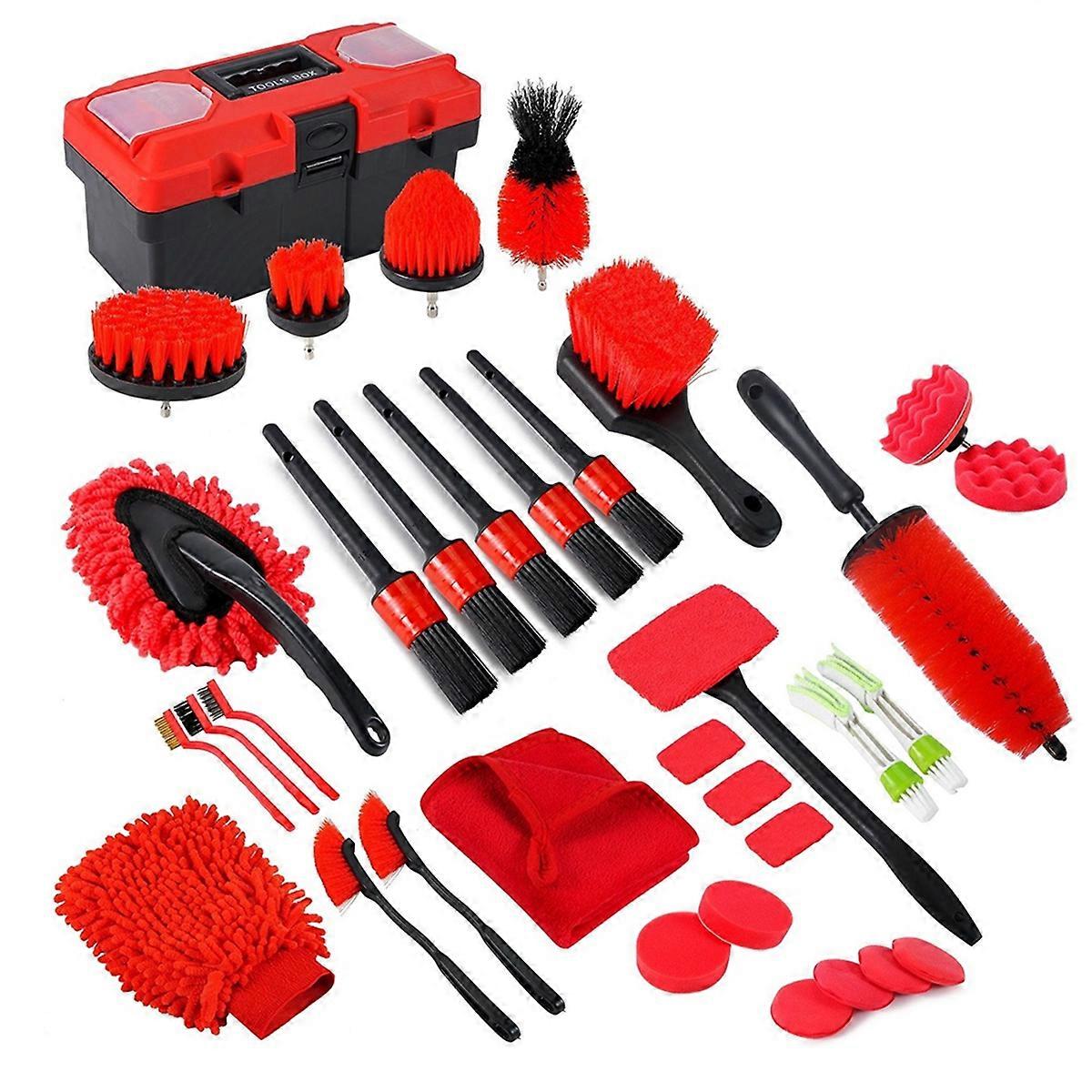 35pcs Attachment Set
Car Cleaning Electric Brush