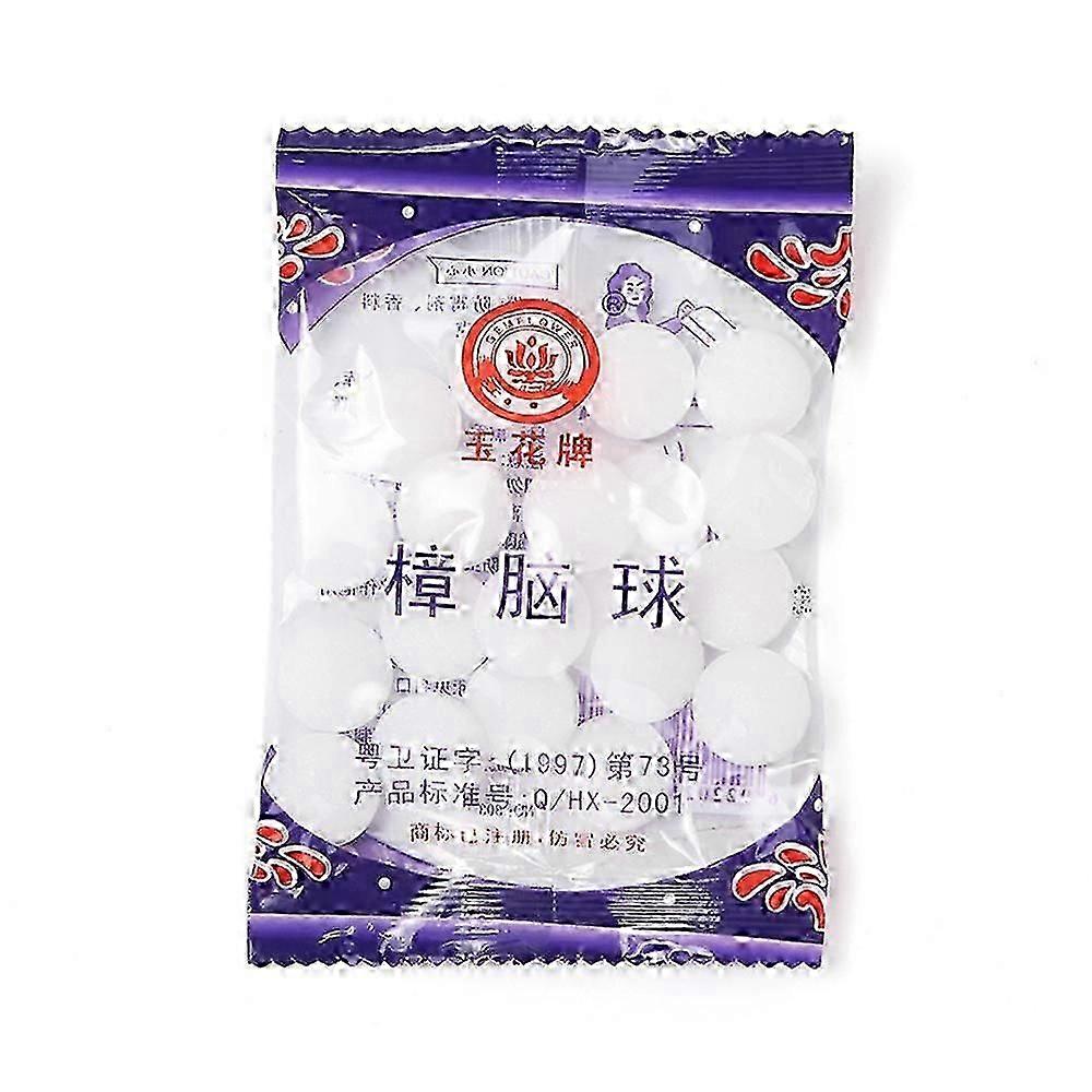 Camphor Balls 20 Pcs for Wardrobe Drawers and Storage Boxes Moth Protection