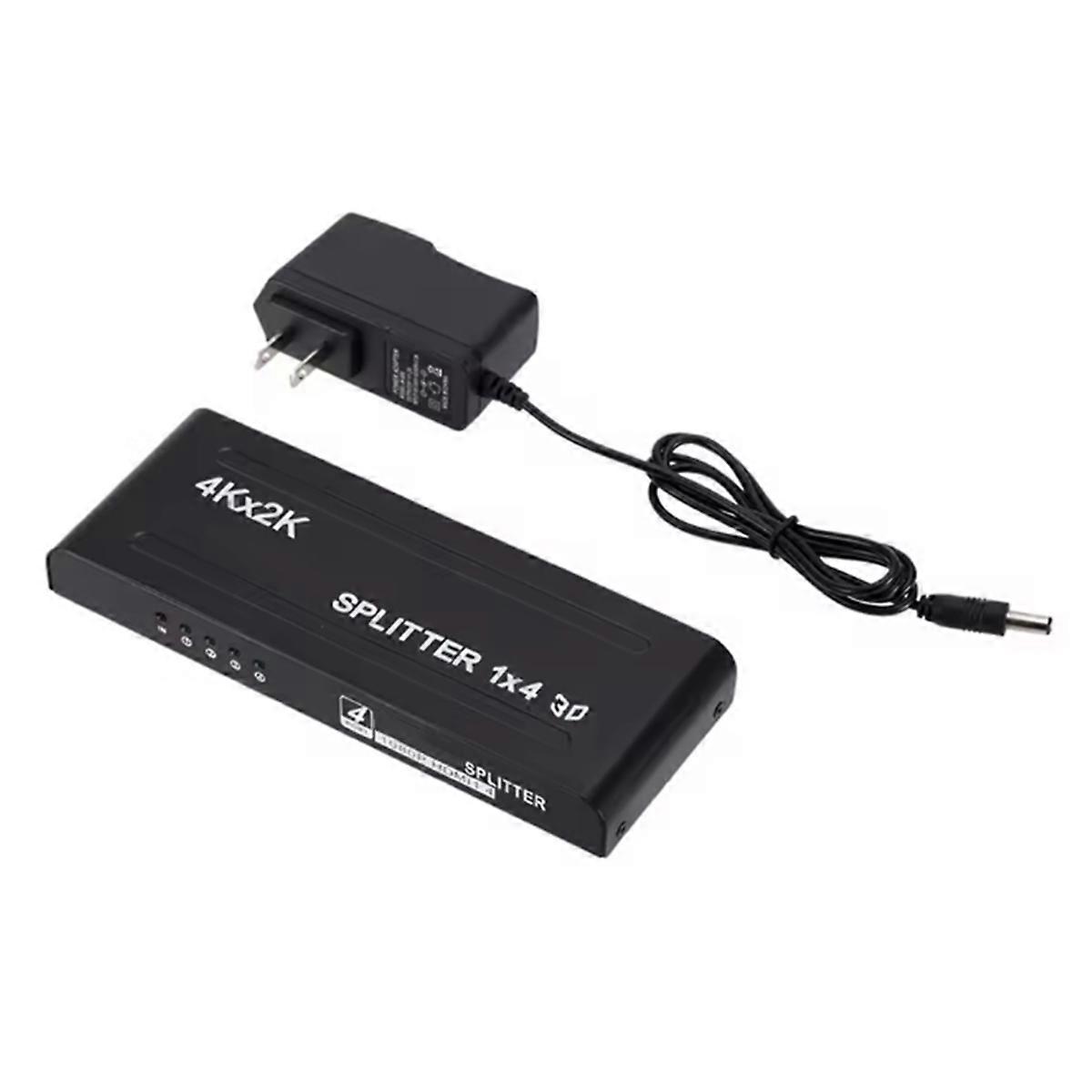 4Kx2K -Compatible Splitter -Compatible Switch 1 in 4 Out Video Distributor Amplifier 1x4 Splitter U