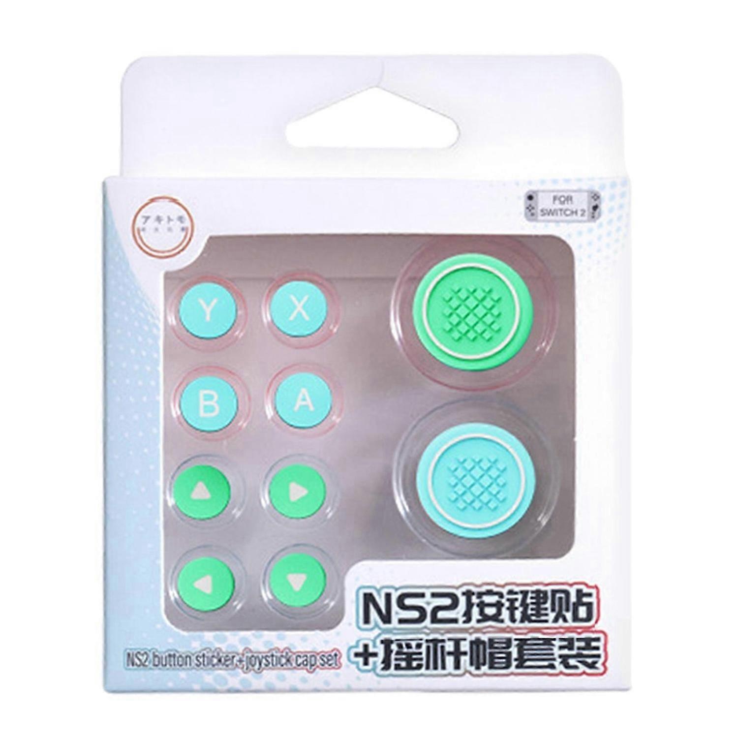 Soft Silicone Button Cap for Switch 2 Silicone Button Covers Thumb Grip Set Anti-Slip Button Covers Joystick Cap