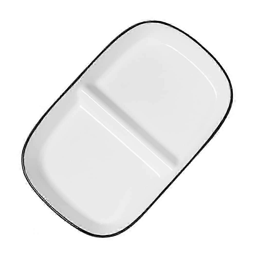 Divided Dinner Plate, Modern, Portion Plate, Adult Rectangular