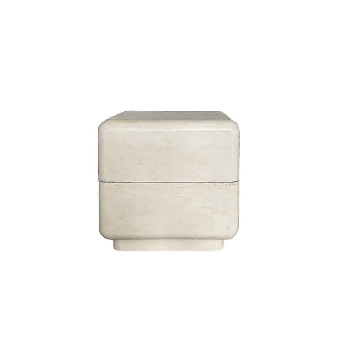 Bedside table Home ESPRIT White