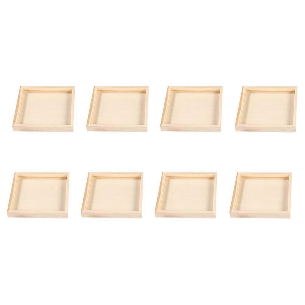 Special Trays for Storage Use 24Pcs Wooden Jigsaw