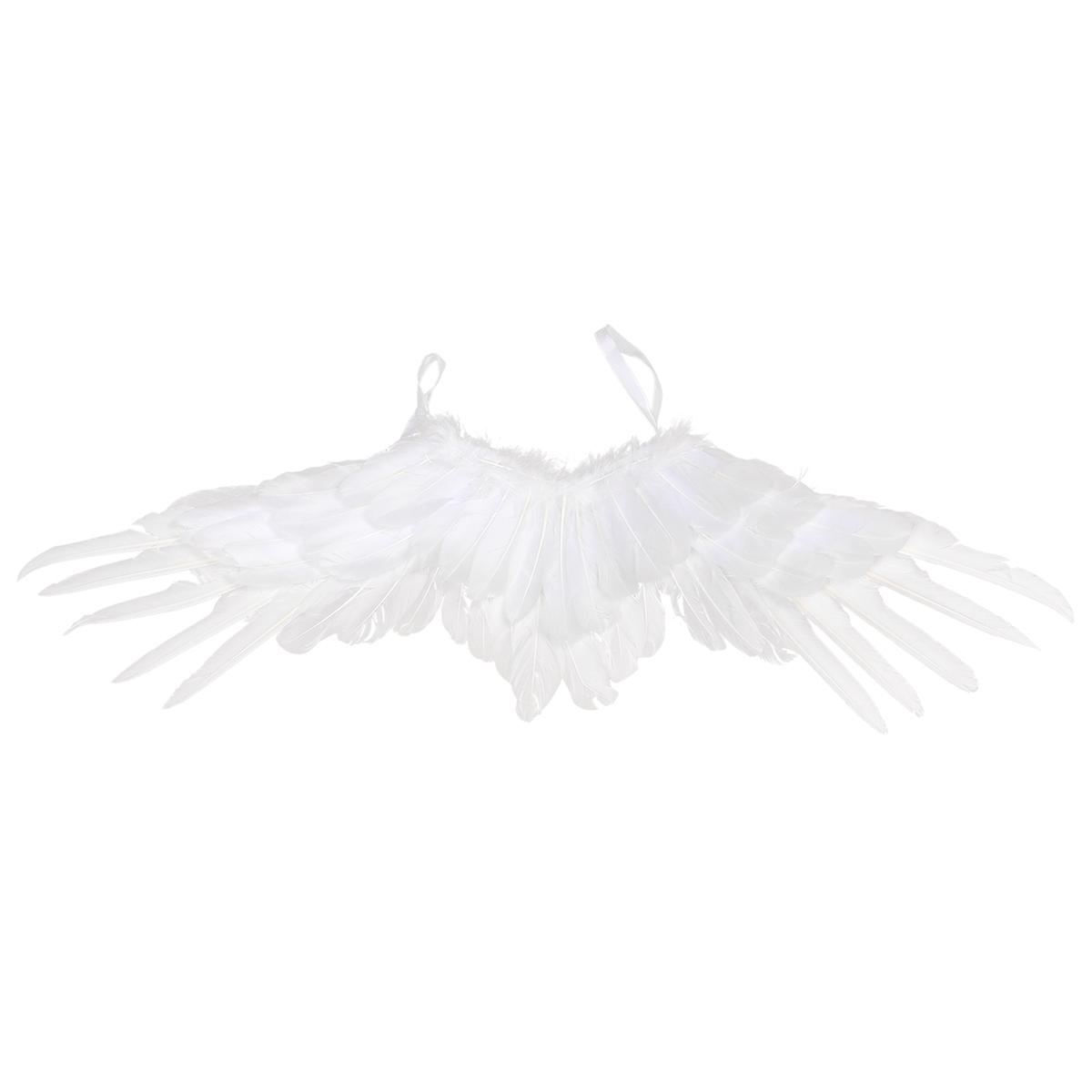 White Angle Wings for Party Use Including 2Pcs for Adults