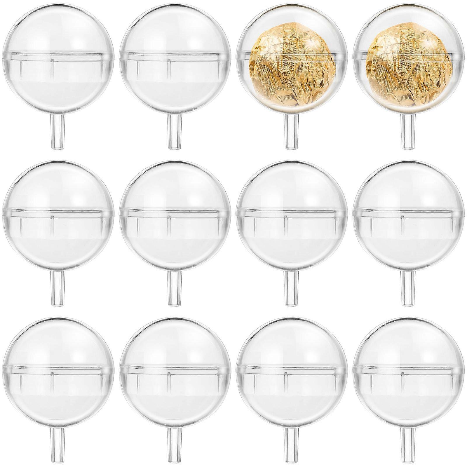 800Pcs Acrylic Candy Packaging Balls Ideal For Chocolate Holder DIY Bouquet Accessories Round Base Smooth Surface Perfect For Craft Enthusiasts