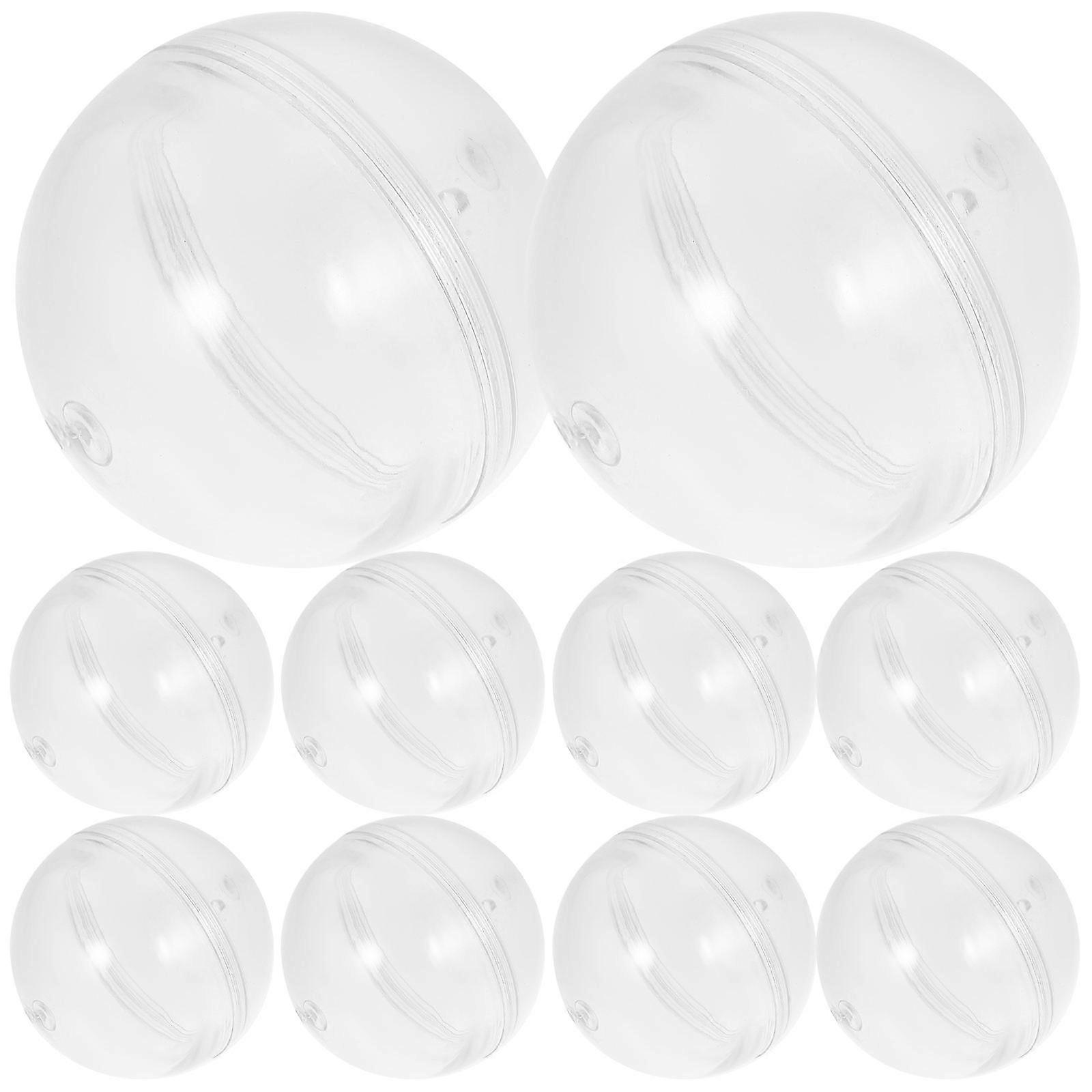 Storage Transparent Capsules for Plastic Ball Capsules 30Pcs Fillable Round