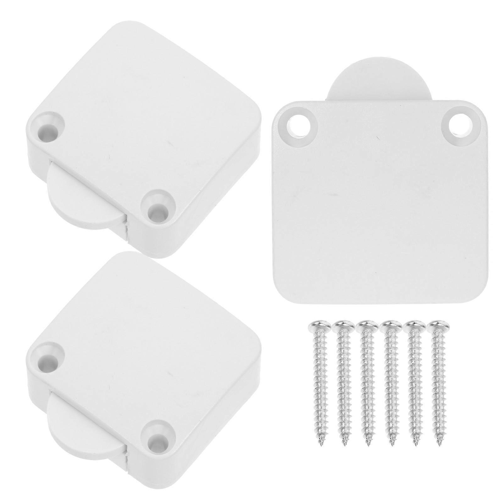 Interrupteur d'éclairage LED pour armoire, blanc, avec fonction marche/arrêt, 3 pièces, pour usage domestique