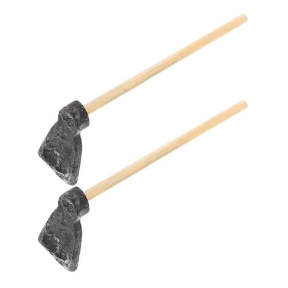 Decorative Mini Hoe Tool For Doll House Miniature Gardening 6 Pcs Functional Design For Home Craft Projects Kids