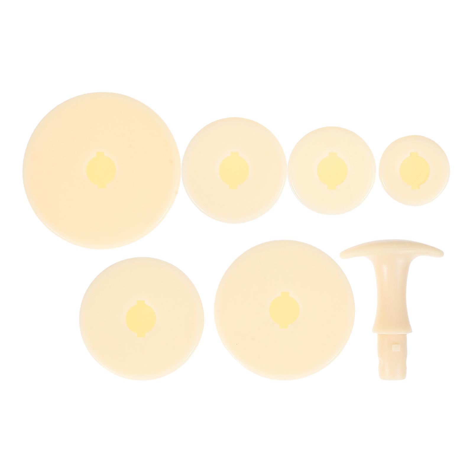 Tart Mold Round Silicone Press Tool for Baking 4Sets for French Egg Tarts