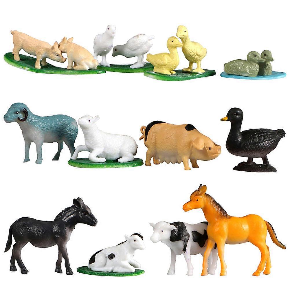 Early Educational Plaything Farm Animal Model Set for Kid 3Sets