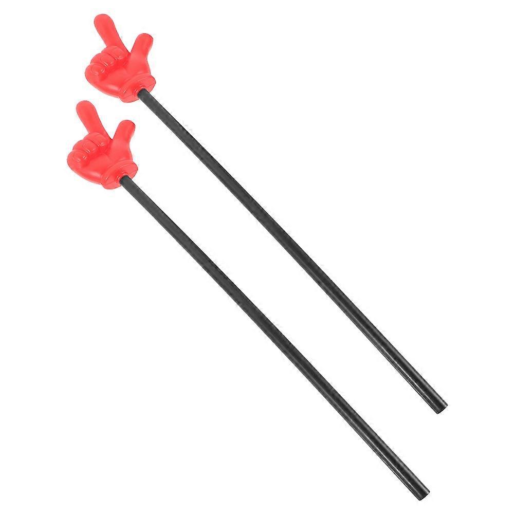 Red Plastic Hand Pointers for Presentation and Party 4Pcs Durable Toys