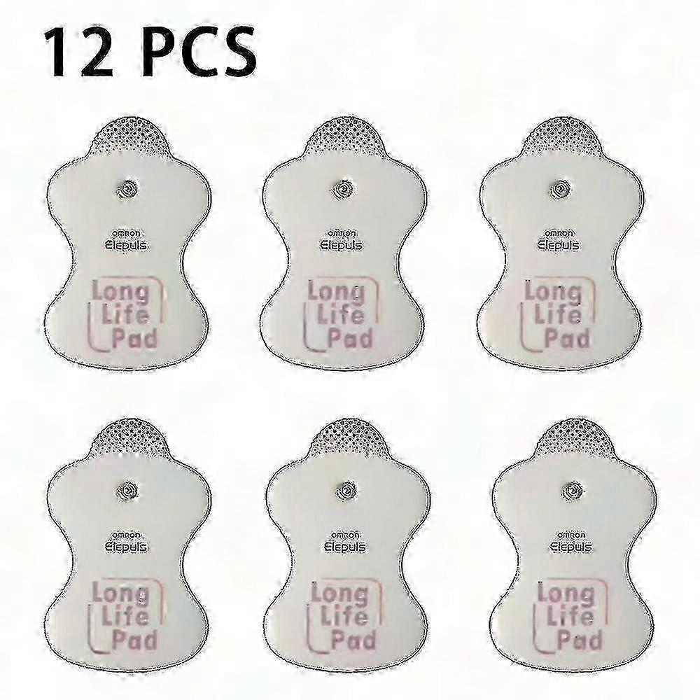12個/ 6ペアオムロンマッサージャー用交換用電極パッドElepuls長寿命パッド