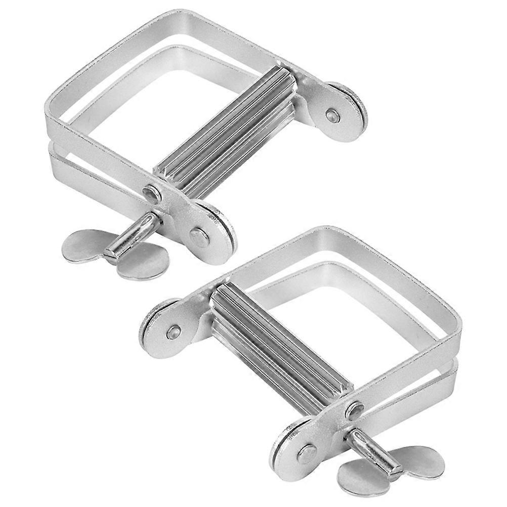 Hair Dye Squeezer 6 Pcs Toothpaste Tube Extruder Rectangular Home Salon Beauty Tools Convenient Storage Routine