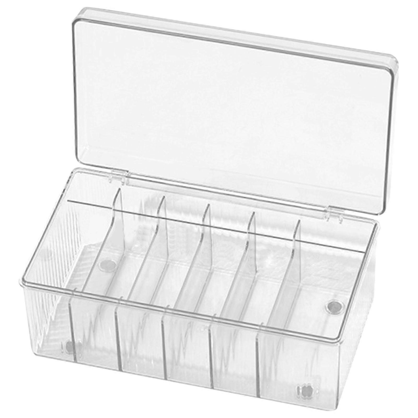 Cosmetics Tools Storage Organizer Rectangular For Home Use 8.3X4.5X7.1in Portable 2Pcs