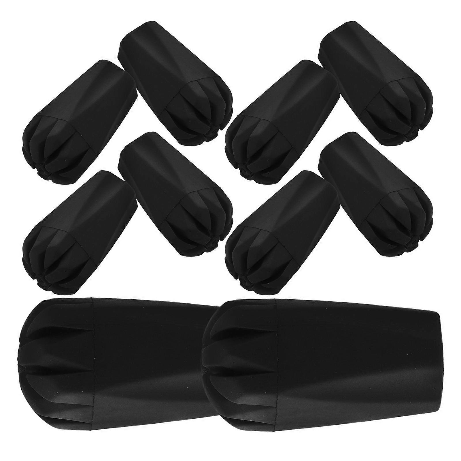 Walking Stick Pole Tip Replacement Rubber Tips for Anti-Skid Use 10Pcs