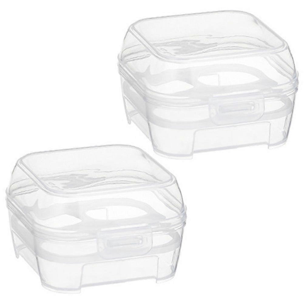Transparent Plastic Egg Holders Portable Egg Case for Storage 8Pcs