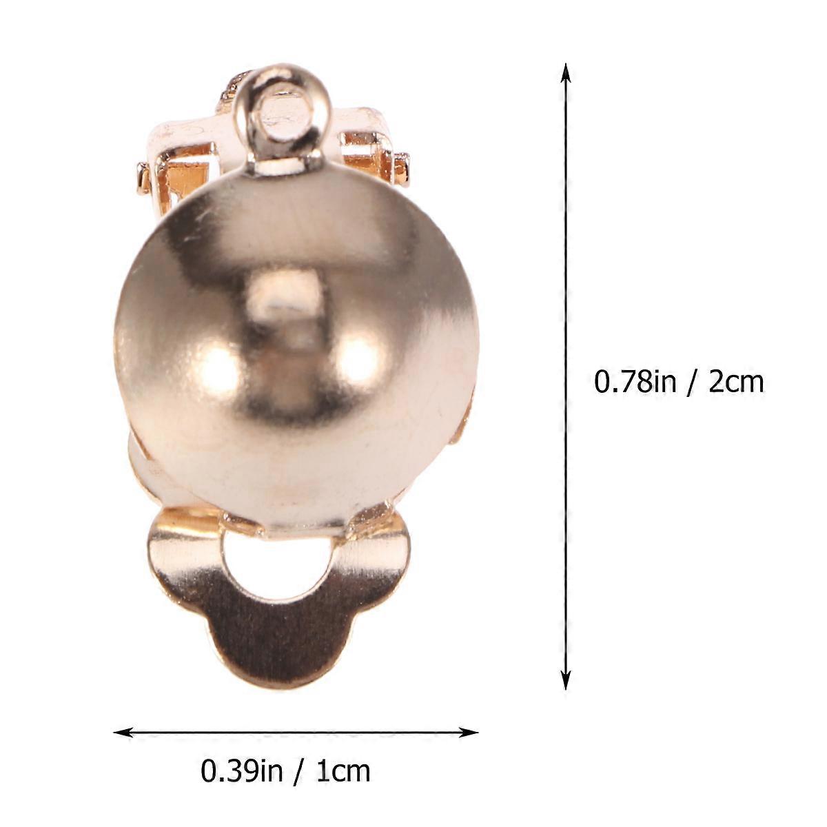 Ear Accessories DIY Earring Accessories for Making 40Pcs Assorted Color Ear Clips