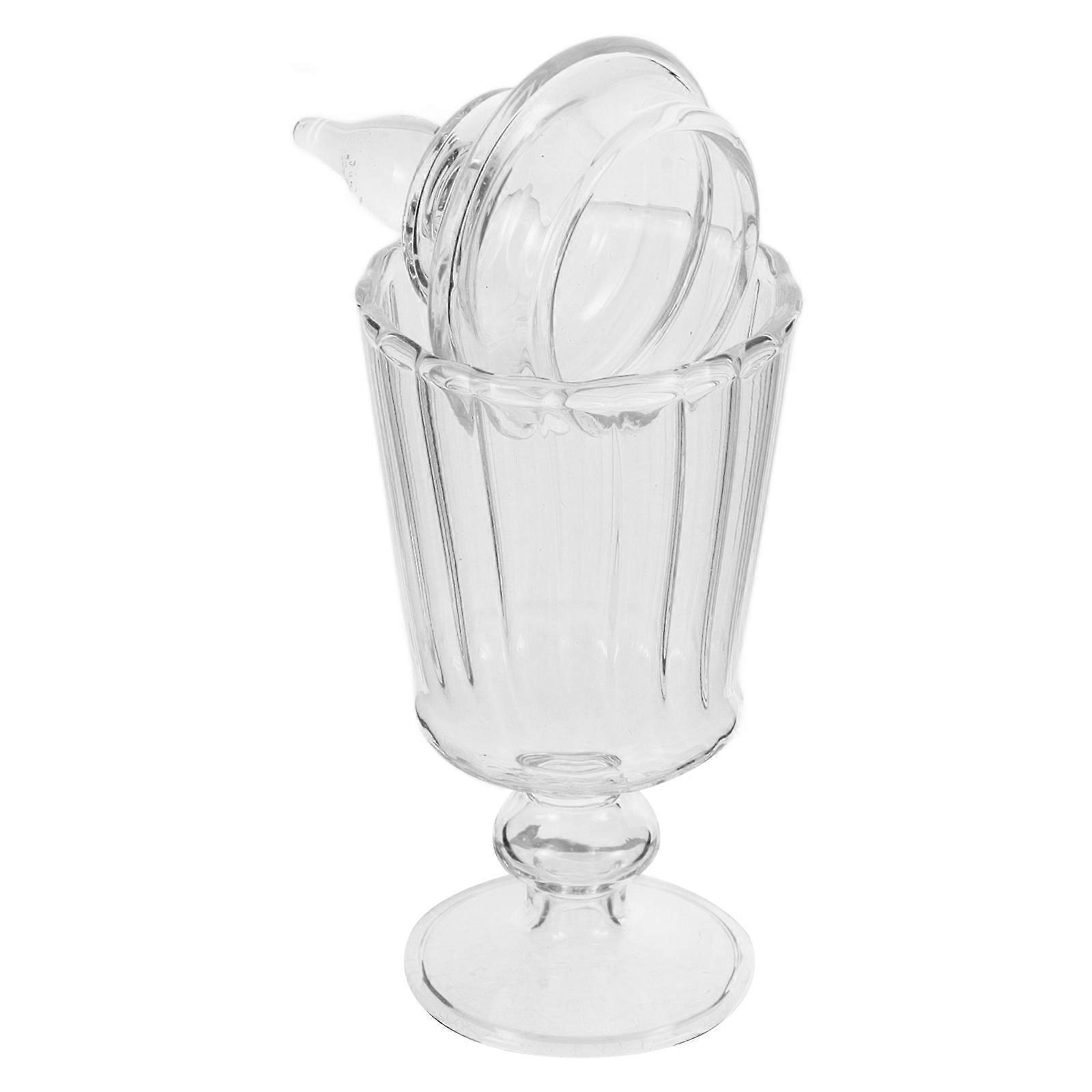 Transparent Glass Candy Jar Dollhouse for Display 1:12 Scale Miniature