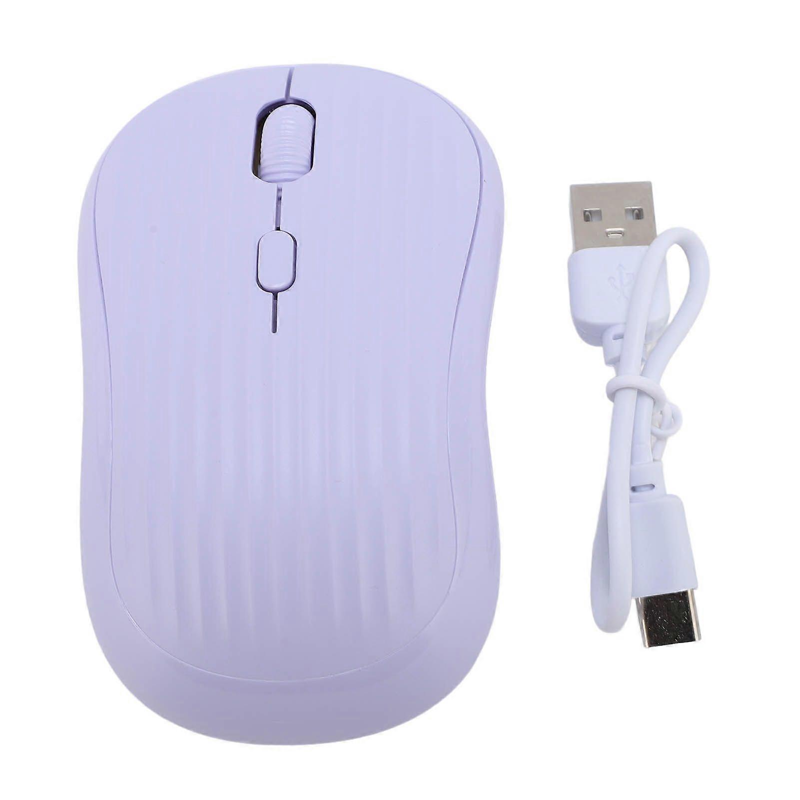 Wireless Bluetooth Mouse 3 Adjustable DPI Portable Silent Mouse 2.4 GHz Wireless Dual Mode Computer Mouse for Notebook Laptop PC 2.4G+Bluetooth Dual M