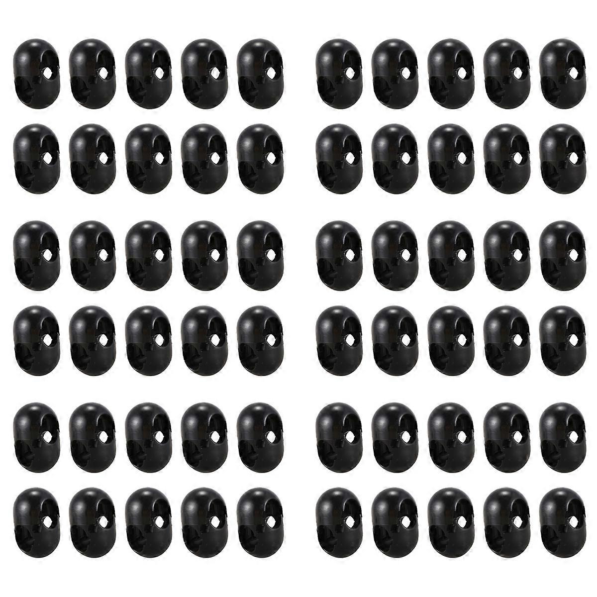 10Pcs Climbing Rope Net Plastic Connector Net Buckle Climbing Black